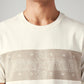 Men's Striped Loose Fit T-Shirt - Detail View