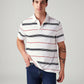Men's Striped Regular Fit Polo T-Shirt - Styleshot View