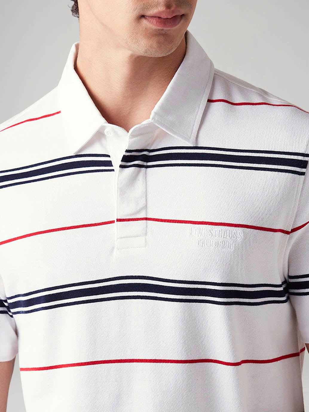 Men's Striped Regular Fit Polo T-Shirt - 20 View
