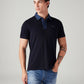Men's Solid Slim Fit Polo T-Shirt - Styleshot View