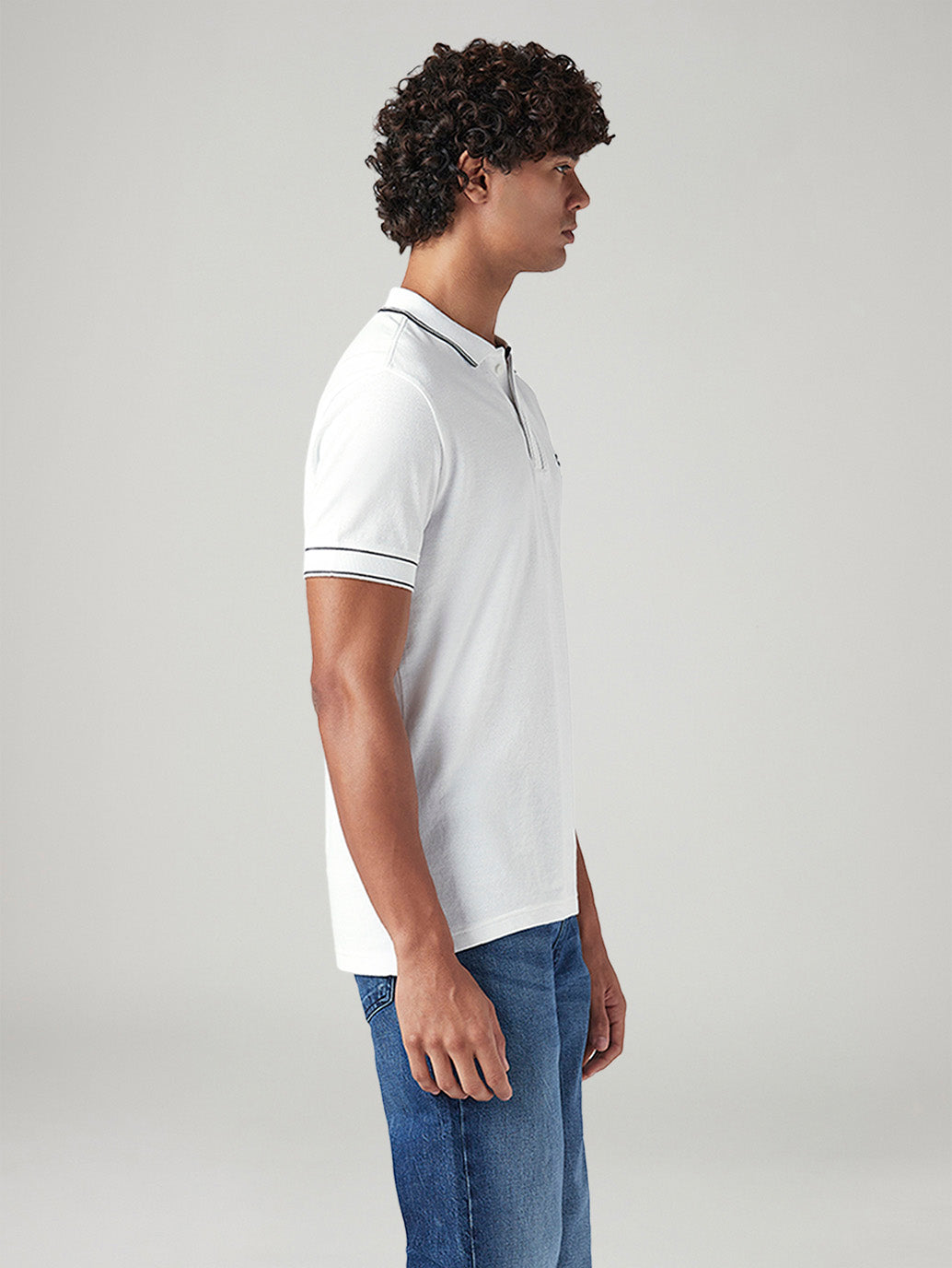 Men's Graphic Print White Slim Fit T-shirt - 56158cec-3290-4bbd-908a-4b8624cbcb2a View