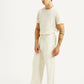 Men's Off White Regular Fit Joggers - Side View
