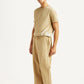Men's Beige Regular Fit Joggers - Side View