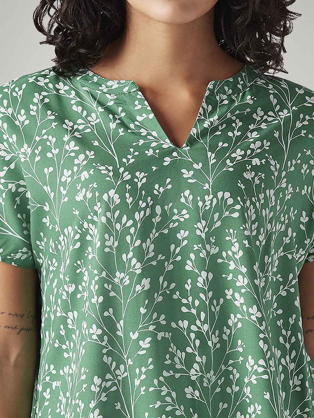 Women's Floral Regular Fit Top - 20 View