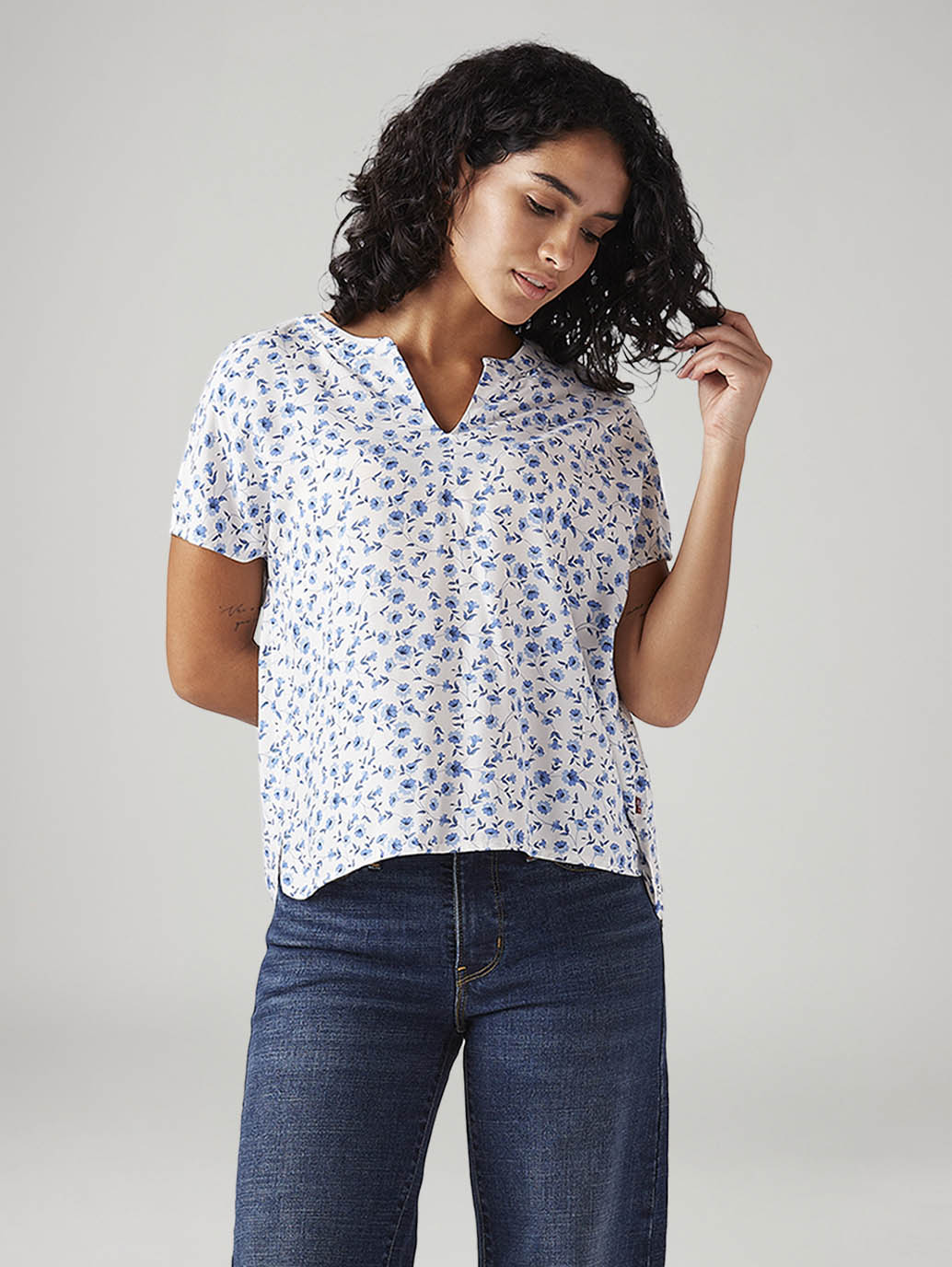 Women's Floral Regular Fit Top