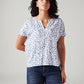 Women's Floral Regular Fit Top - Front View