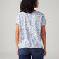 Women's Floral Regular Fit Top - Back View
