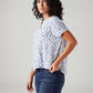 Women's Floral Regular Fit Top - Side View