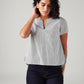 Women's Striped Relaxed Fit Top - Styleshot View