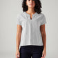Women's Striped Relaxed Fit Top - Front View