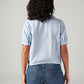 Women's Lace Regular Fit Peter Pan Collar Shirt - Back View