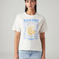 Women's Graphic Print Relaxed Fit T-Shirt - Front View