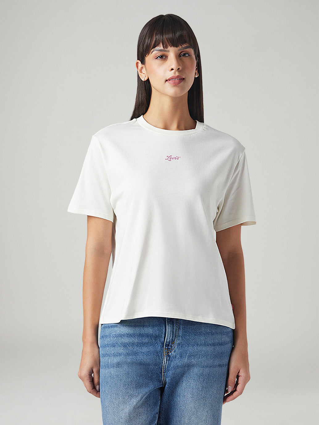 Women's Graphic Print Relaxed Fit T-Shirt - Front View