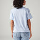 Women's Logo Printed Relaxed Fit T-Shirt - Back View