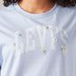 Women's Logo Printed Relaxed Fit T-Shirt - Detail View