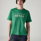Women's Logo Printed Relaxed Fit T-Shirt - Front View