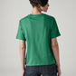 Women's Logo Printed Relaxed Fit T-Shirt - Back View