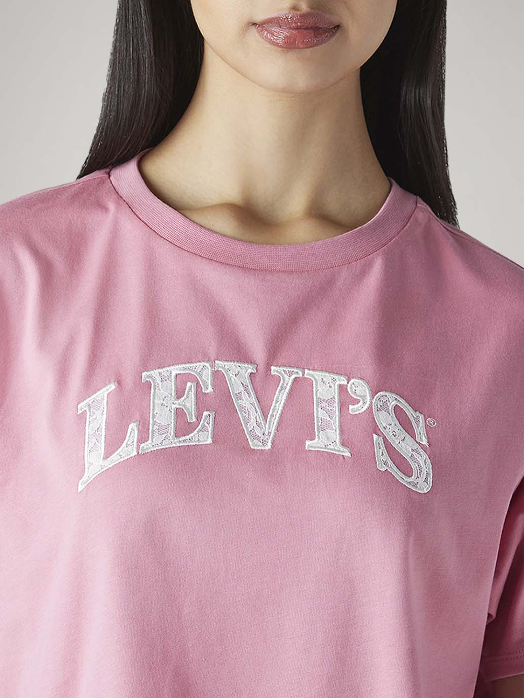 Women's Logo Printed Regular Fit T-Shirt - Detail View