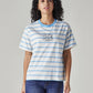 Women's Striped Regular Fit T-Shirt - Front View