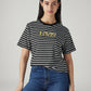 Women's Striped Regular Fit T-Shirt - Styleshot View