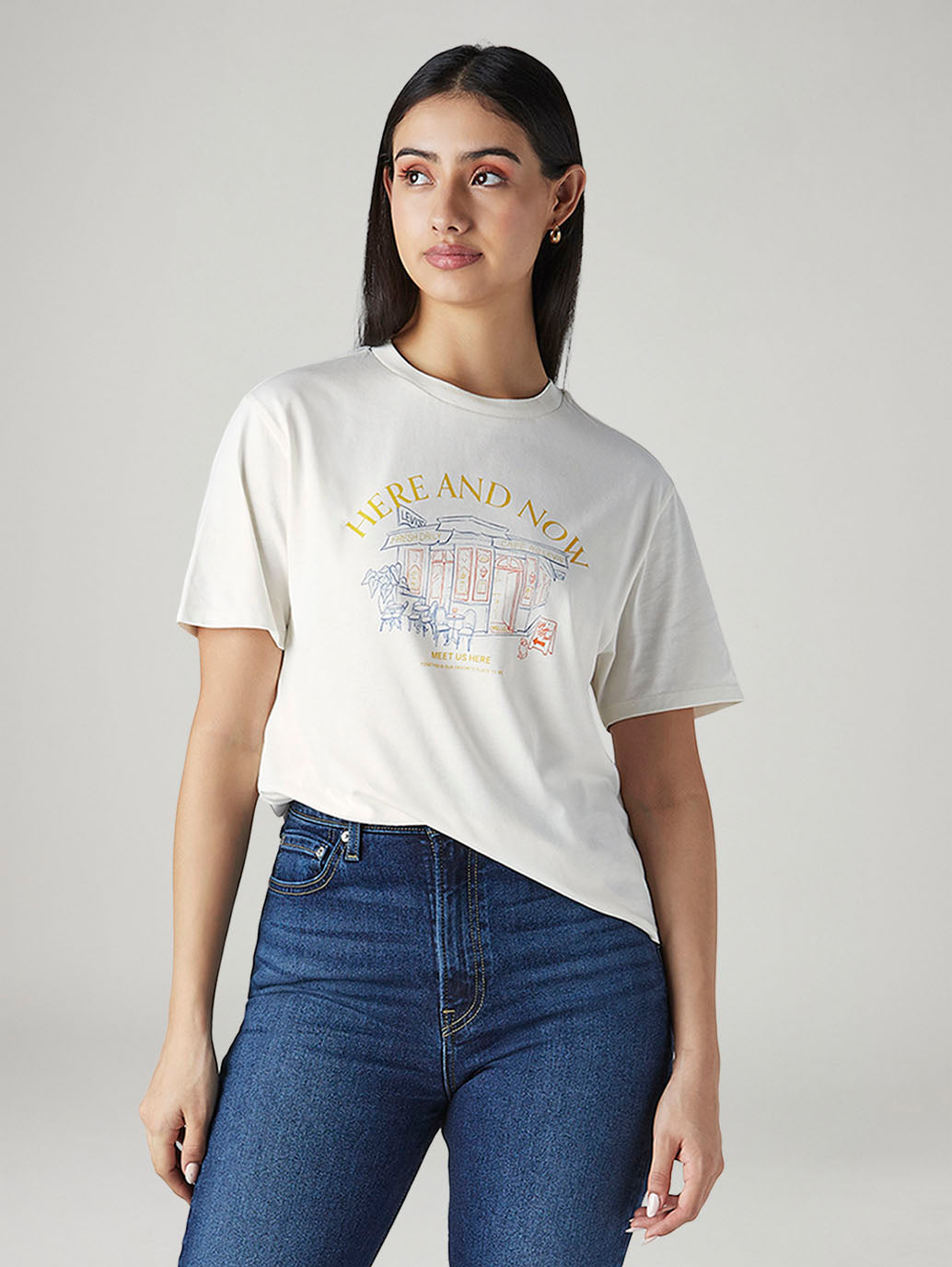 Women's Graphic Print Regular Fit T-Shirt