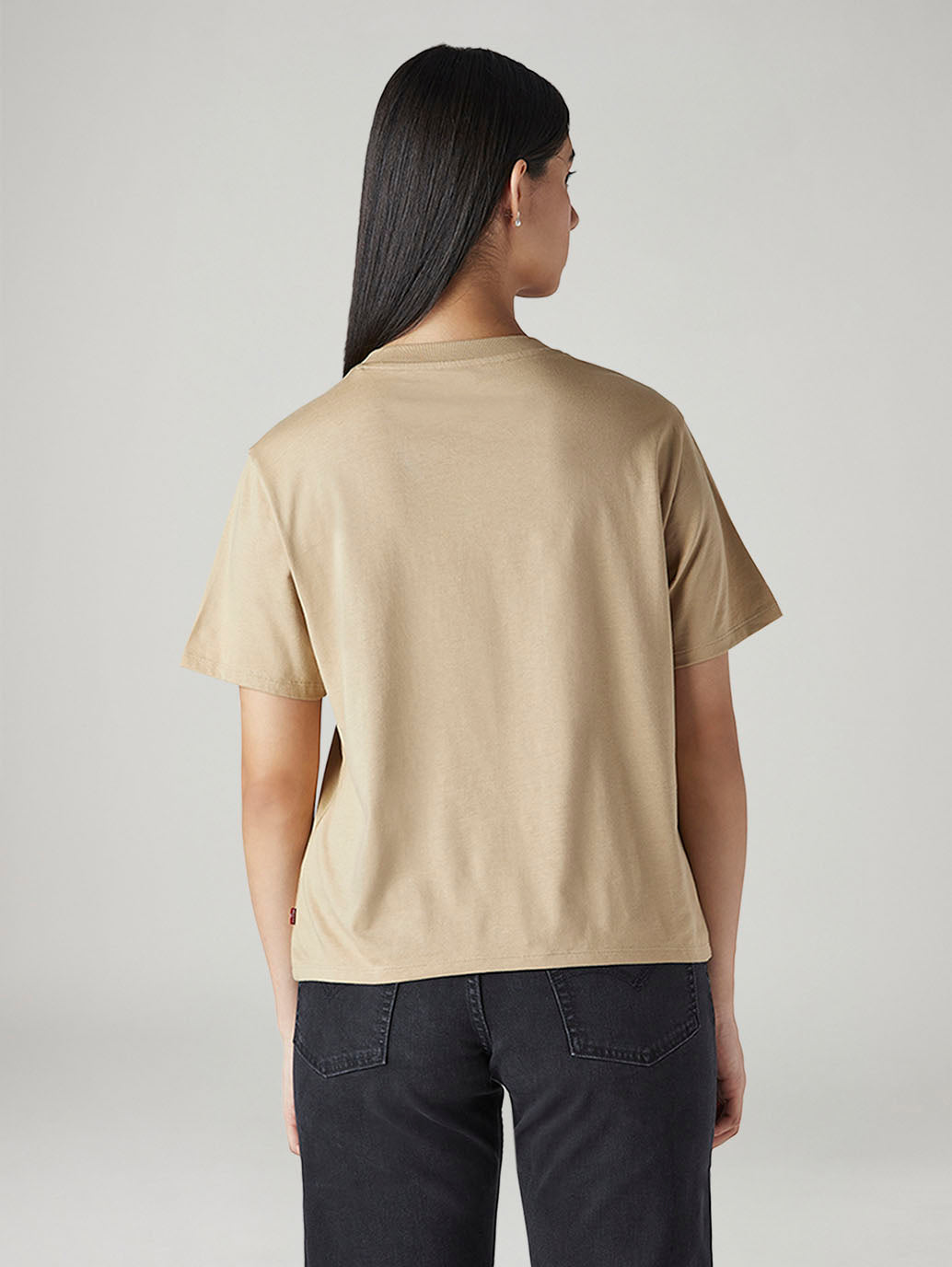 Women's Graphic Print Regular Fit T-Shirt - Back View