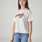 Women's Typography Printed Loose Fit T-Shirt - Side View