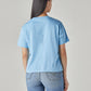 Women's Typography Printed Loose Fit T-Shirt - Back View