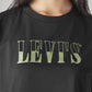Women's Typography Printed Loose Fit T-Shirt - Detail View