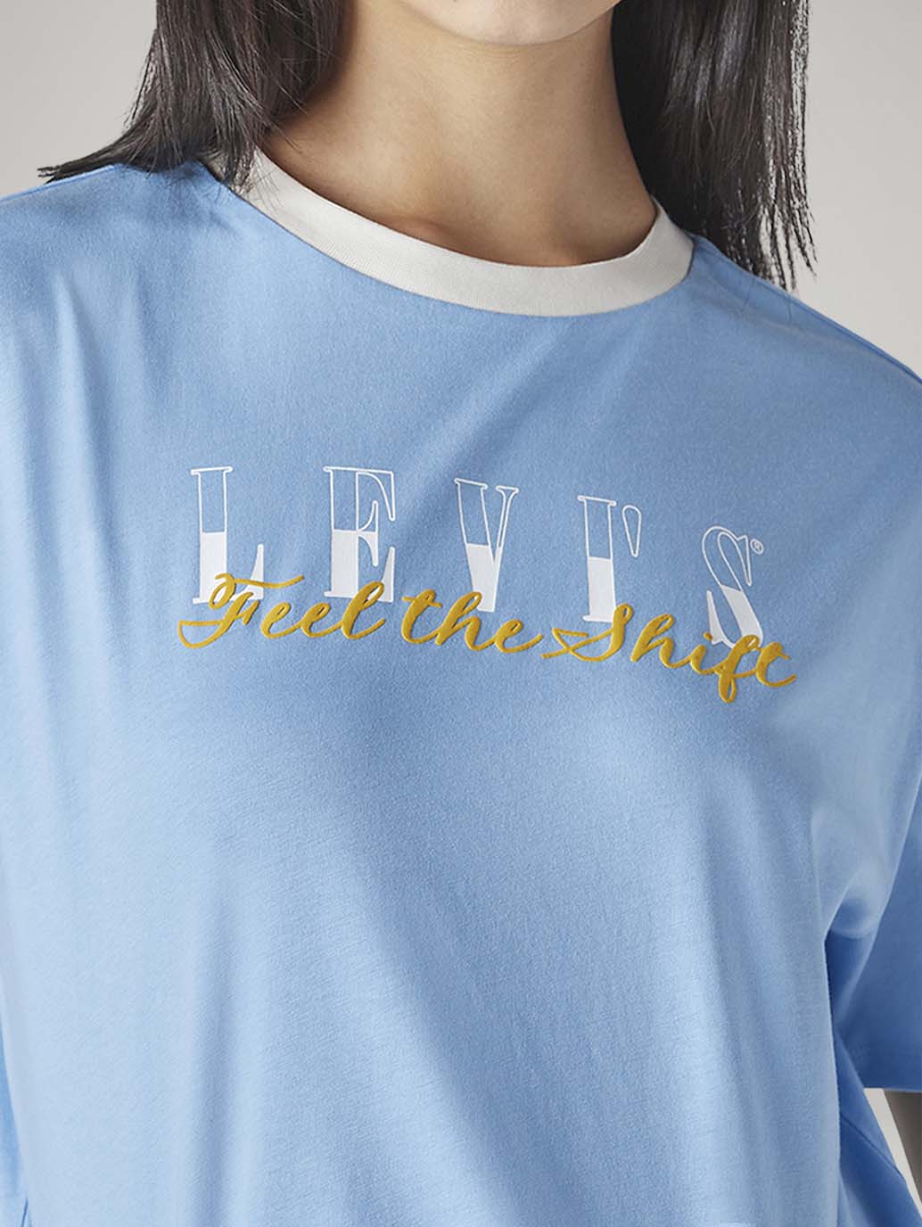 Women's Typography Printed Loose Fit T-Shirt - 20 View