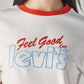 Women's Typography Printed Loose Fit T-Shirt - Detail View