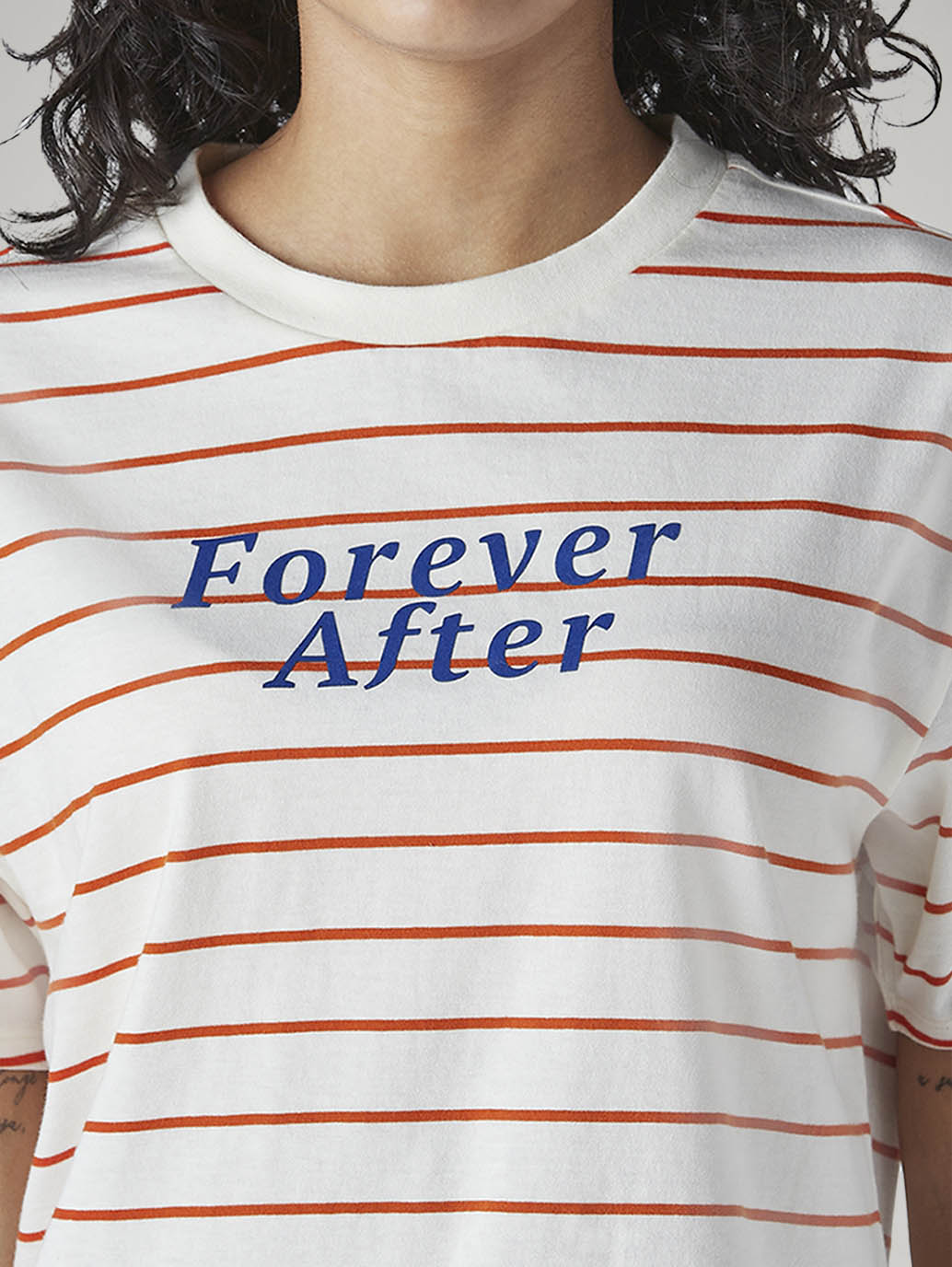 Women's Striped Regular Fit T-Shirt - 20 View