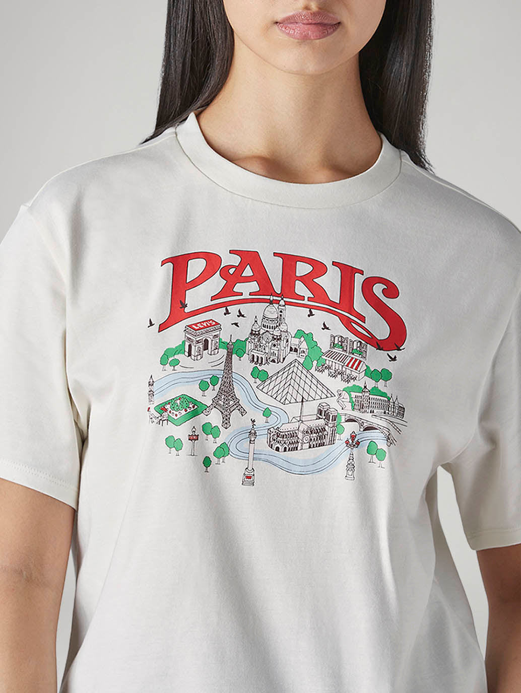 Women's Graphic Print Regular Fit T-Shirt - detail View