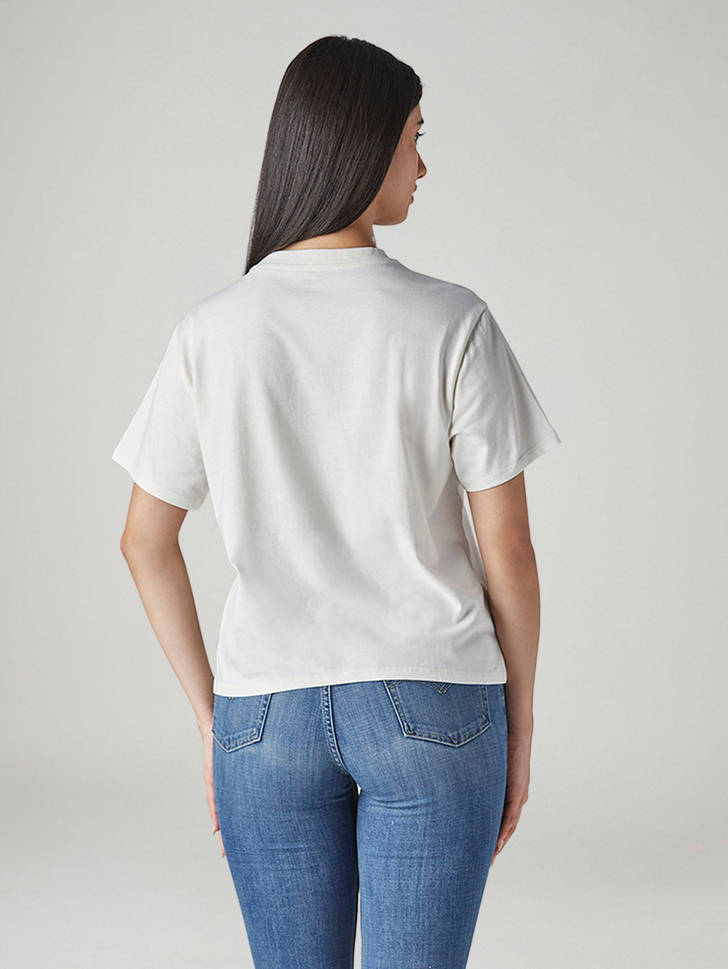 Women's Graphic Print Regular Fit T-Shirt - Back View