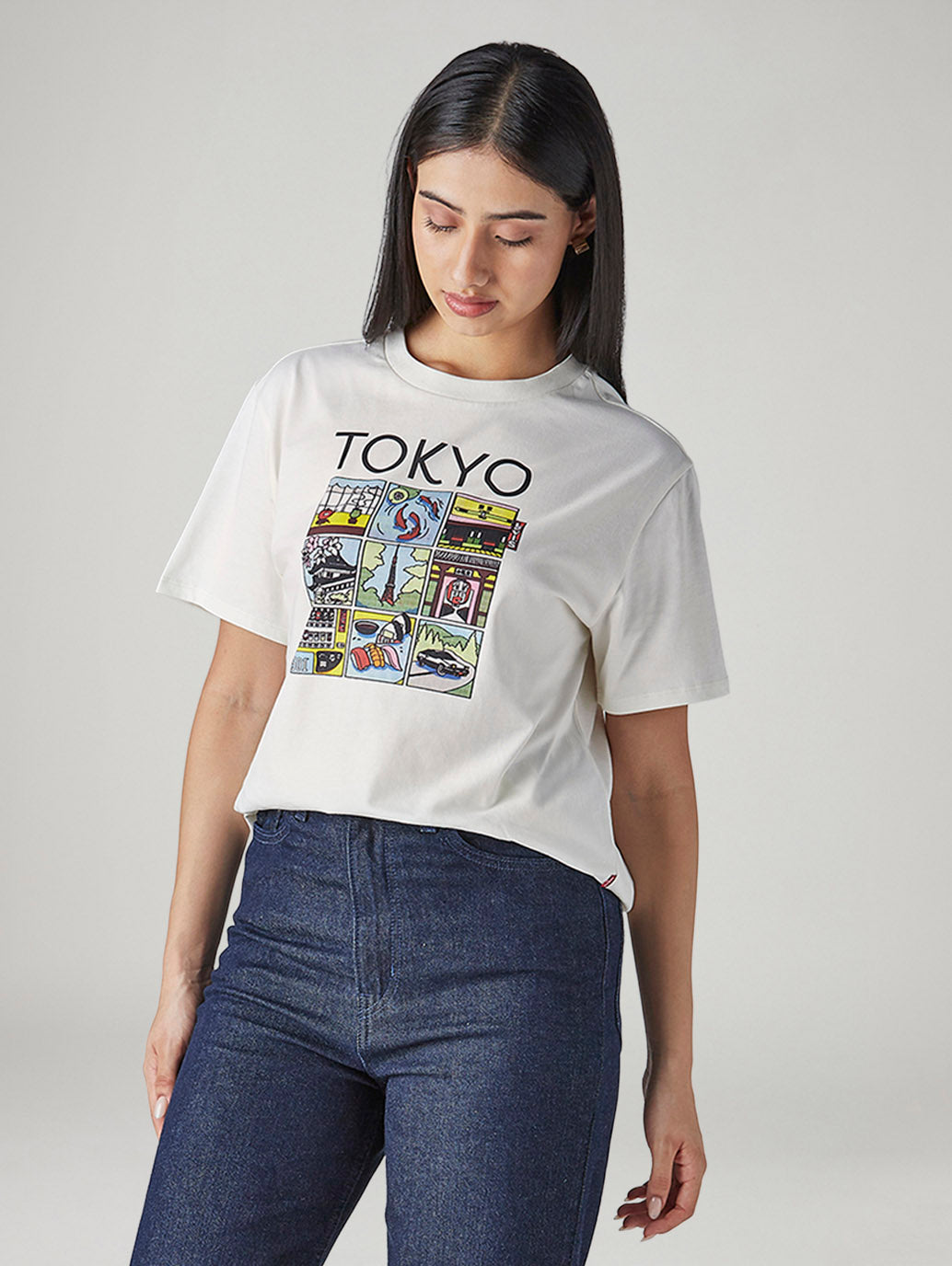 Women's Graphic Print Regular Fit T-Shirt