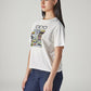 Women's Graphic Print Regular Fit T-Shirt - Side View