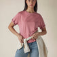 Women's Solid Crew Neck Relaxed Fit Interlock T-Shirt - 952cf8bd-db58-4be5-932b-94f15964ea4f View