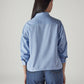 Women's Solid Regular Fit Oxford Shirt - Back View
