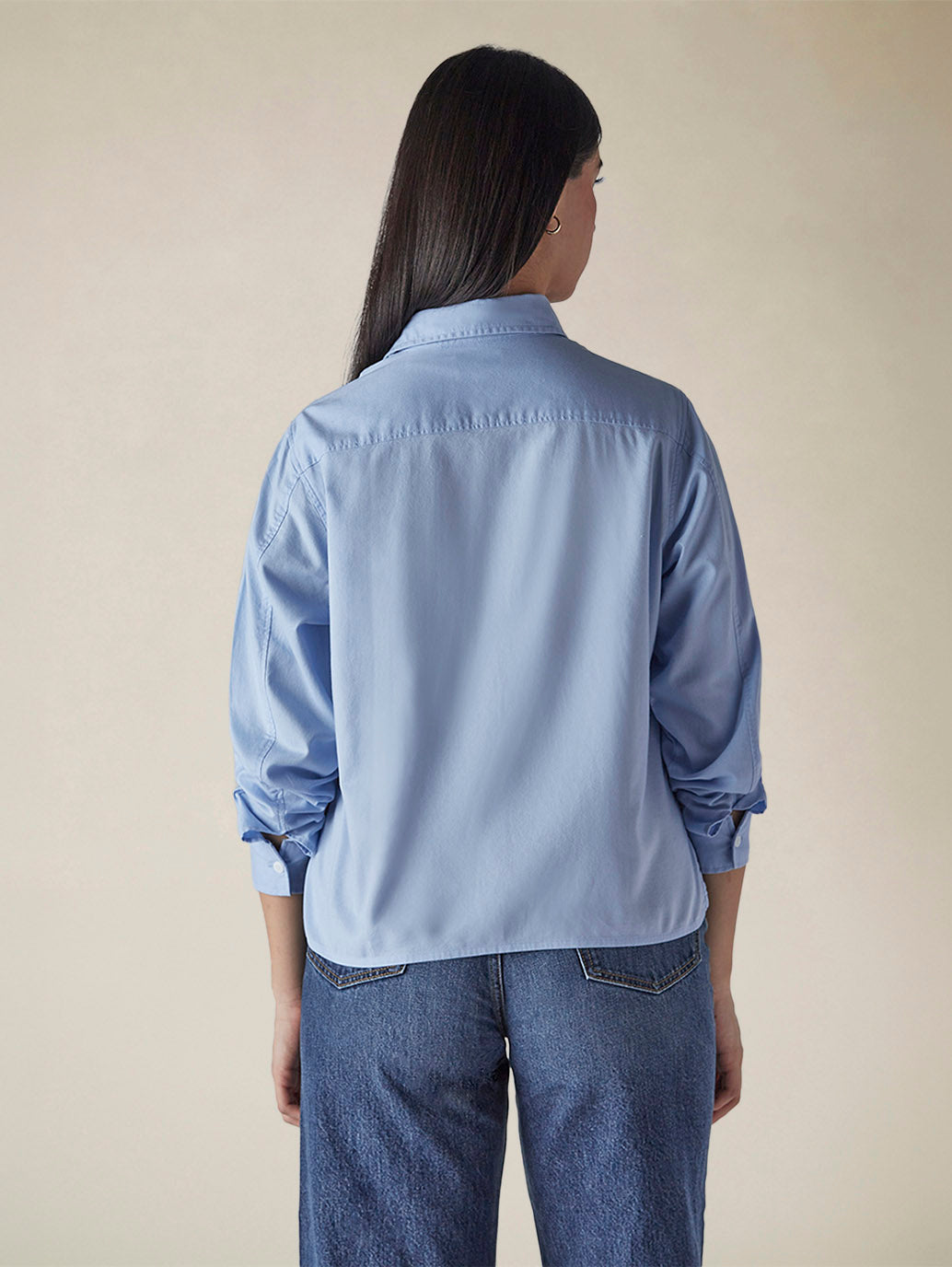 Women's Solid Regular Fit Oxford Shirt - 0628d55e-7922-4b3f-b3b2-a65e28963132 View