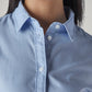 Women's Solid Regular Fit Oxford Shirt - Detail View