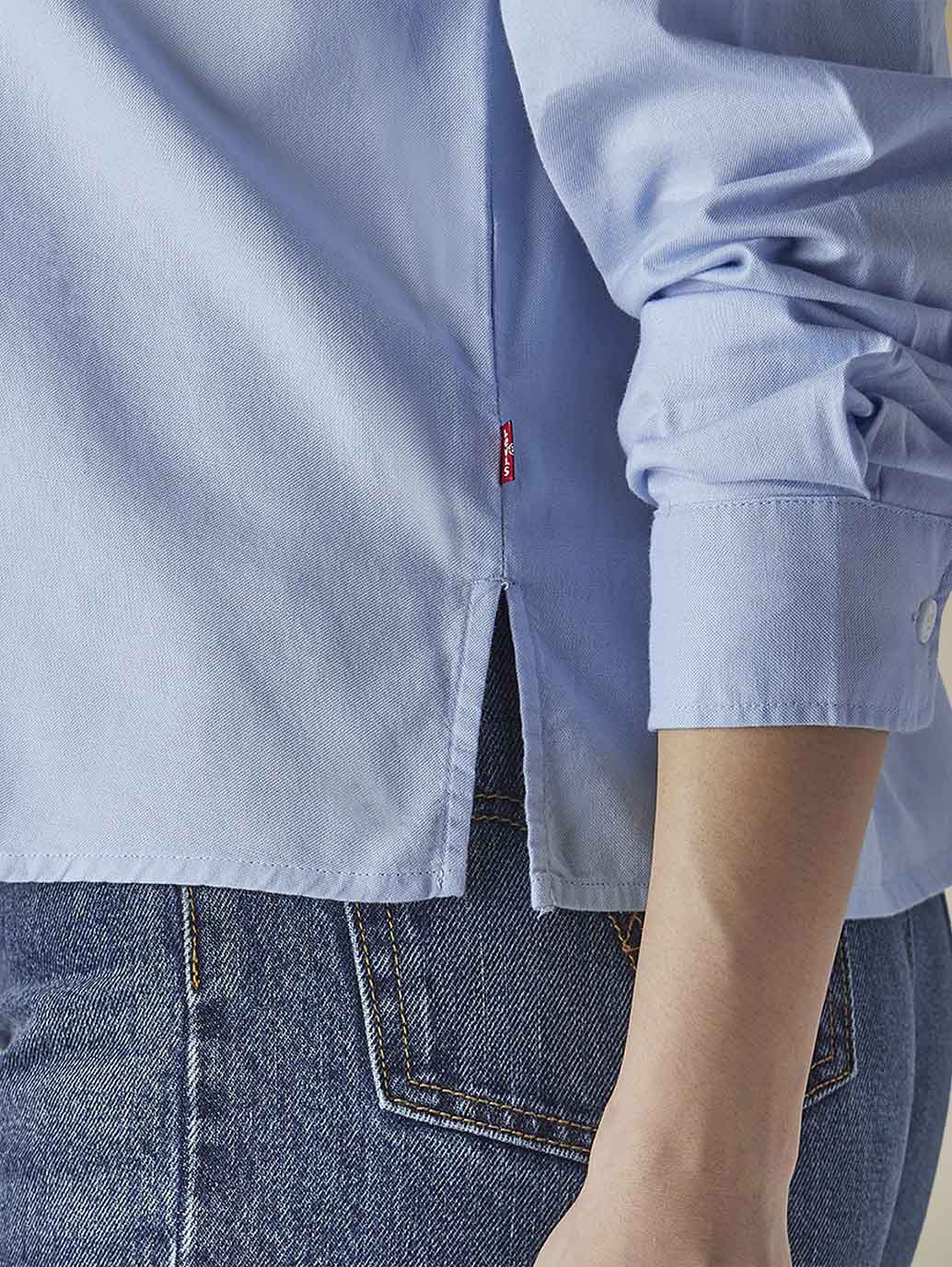 Women's Solid Regular Fit Oxford Shirt - 67810f9f-031f-4043-b7a9-f0c2bc1c300c View