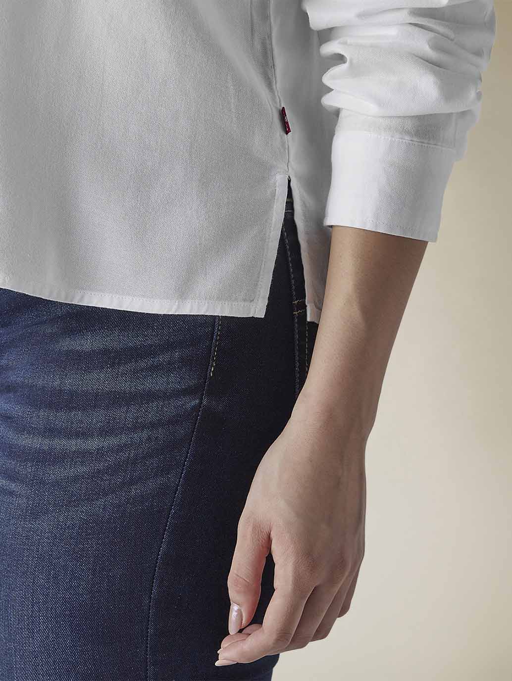 Women's Solid Regular Fit Oxford Shirt - 28c0dcce-4a56-48d7-bed4-5679ea5decf9 View