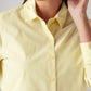 Women's Solid Yellow Slim Fit Shirt - Detail View
