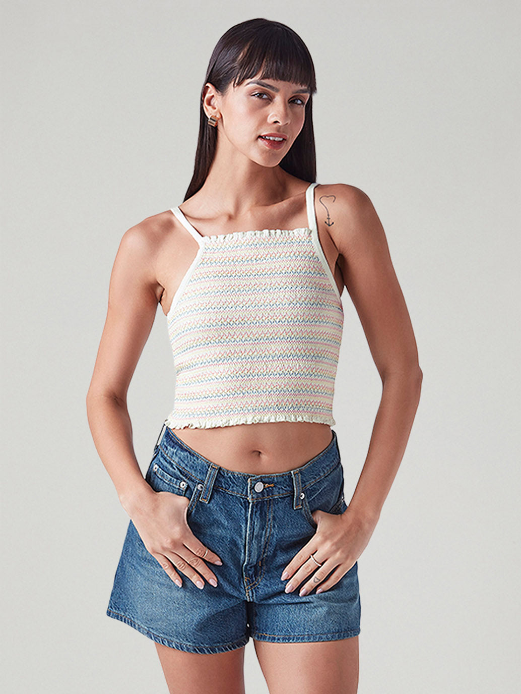 Women's Embroidered Slim Fit Top