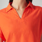Women's Solid Relaxed Fit Linen Top - 20 View