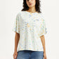 Women's Tie-Dye Multi Color Relaxed Fit T-shirt - Styleshot View