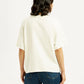 Women's Brand Logo Relaxed Fit T-shirt - Back View