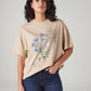 Women's Graphic Print Relaxed Fit Oversized T-Shirt - Styleshot View