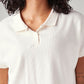 Women's Textured Relaxed Fit T-Shirt - 20 View