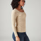 Women's Textured Slim Fit Top - Side View